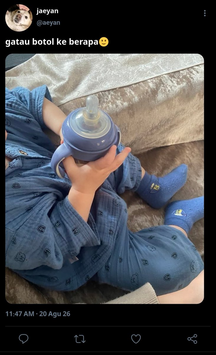 jjongshyneea's tweet photo. habis nen sama jaeyan, nen botol lagi:) https://t.co/Wl4h28UAGG