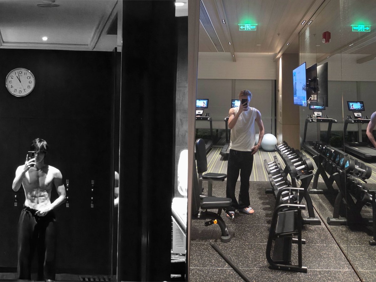 6ammmmm's tweet photo. 🫧🦌
กับเซ็ทวันนี้ไปยิมมาคับ 
💪🏻🏋🏻👟 https://t.co/FBjIORpC8d