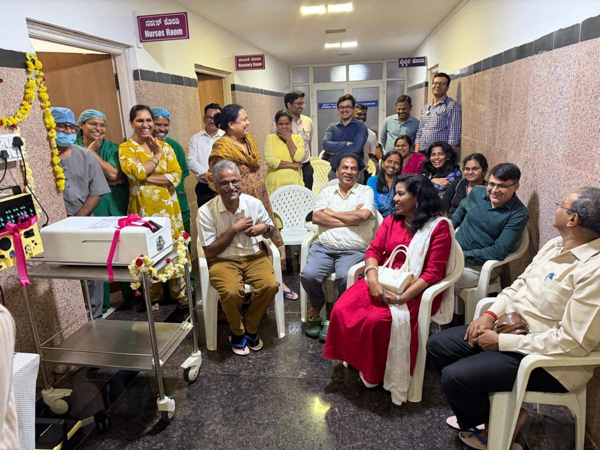 SWRRLY's tweet photo. A significant step forward in ophthalmic healthcare at Central Hospital, Hubballi, with the inauguration of a new Phacoemulsification System today.

The facility was inaugurated by Shri P. Ananth, General Manager, SWR, in the presence of Dr. Sobha Jasmine S., PCMD/SWR, along with senior medical officers, doctors and staff.

The new facility will further strengthen advanced eye-care services for railway beneficiaries.