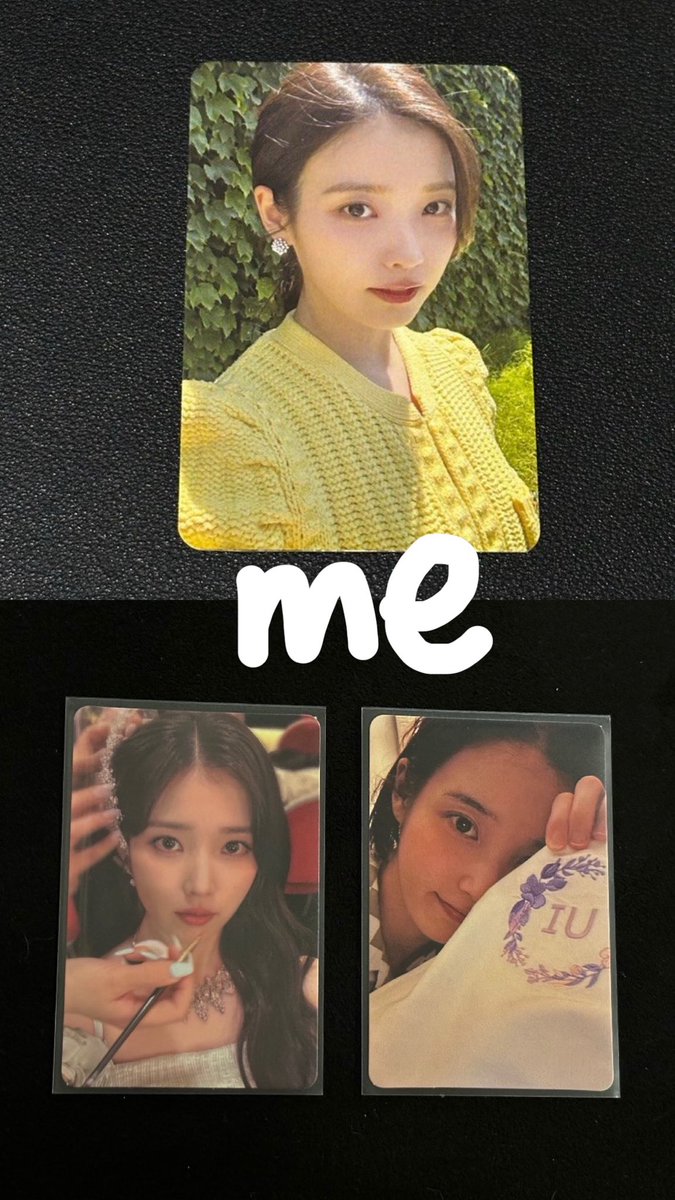 EliseK44680's tweet photo. 아이유 포카 교환 @ 부산 26-29/8
🤍저: 북커버 포카 + 뉴워크 포카
🩵you: 우리은행 2025 생일 포카 https://t.co/5rymv2bQs9