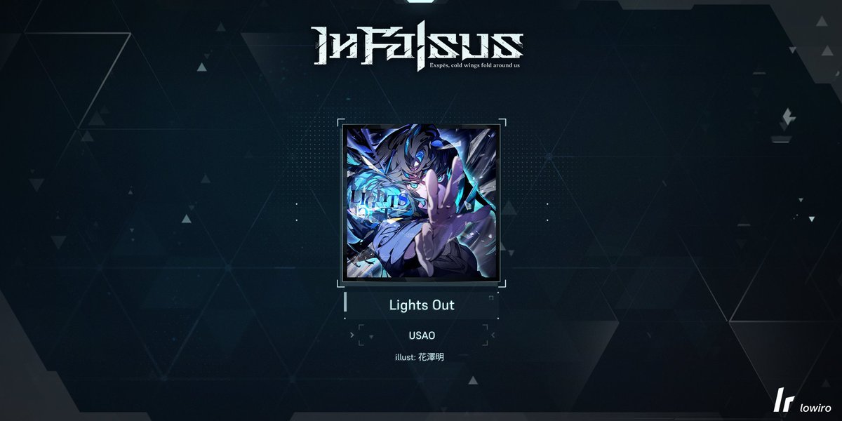 full_combo_max's tweet photo. Let's do it!

In Falsus has dropped even MORE previews of their characters, cards, and original song lineup, including NEONViSION (REDALiCE), Lights Out (USAO), and papillon blanc (bermei.inazawa feat.乃花こより)! Be ready to face the truth; September 9th.

#InFalsus #lowiro https://t.co/BfwOyscyB0