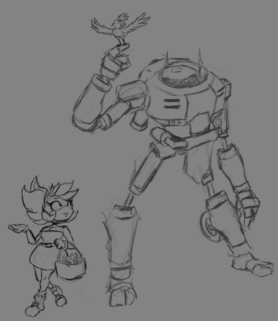 zeebstripes's tweet photo. Have a sketch of Amy, Flicky, and Gamma!

#AmyRose #e102gamma https://t.co/nlbKOfqJRV