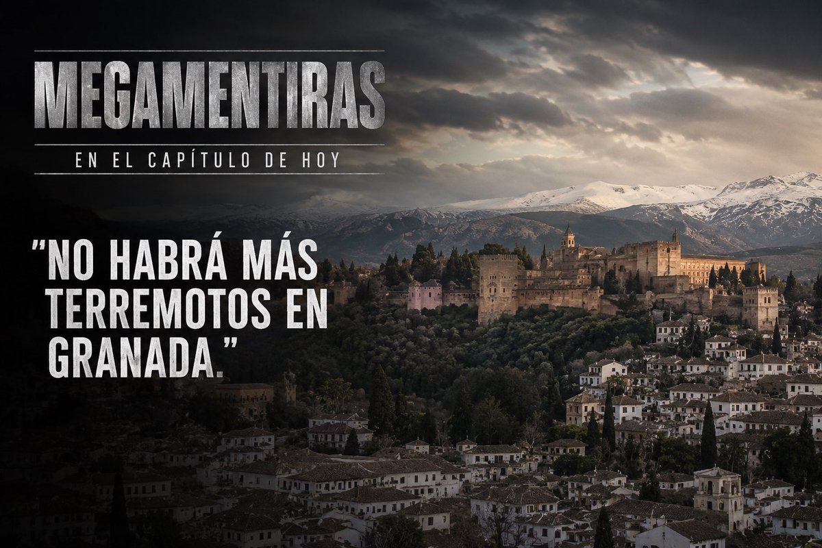 CarlitosLucky's tweet photo. No os perdáis el capitulo de hoy sobre Granada y los terremotos… https://t.co/GhPaVNGIta