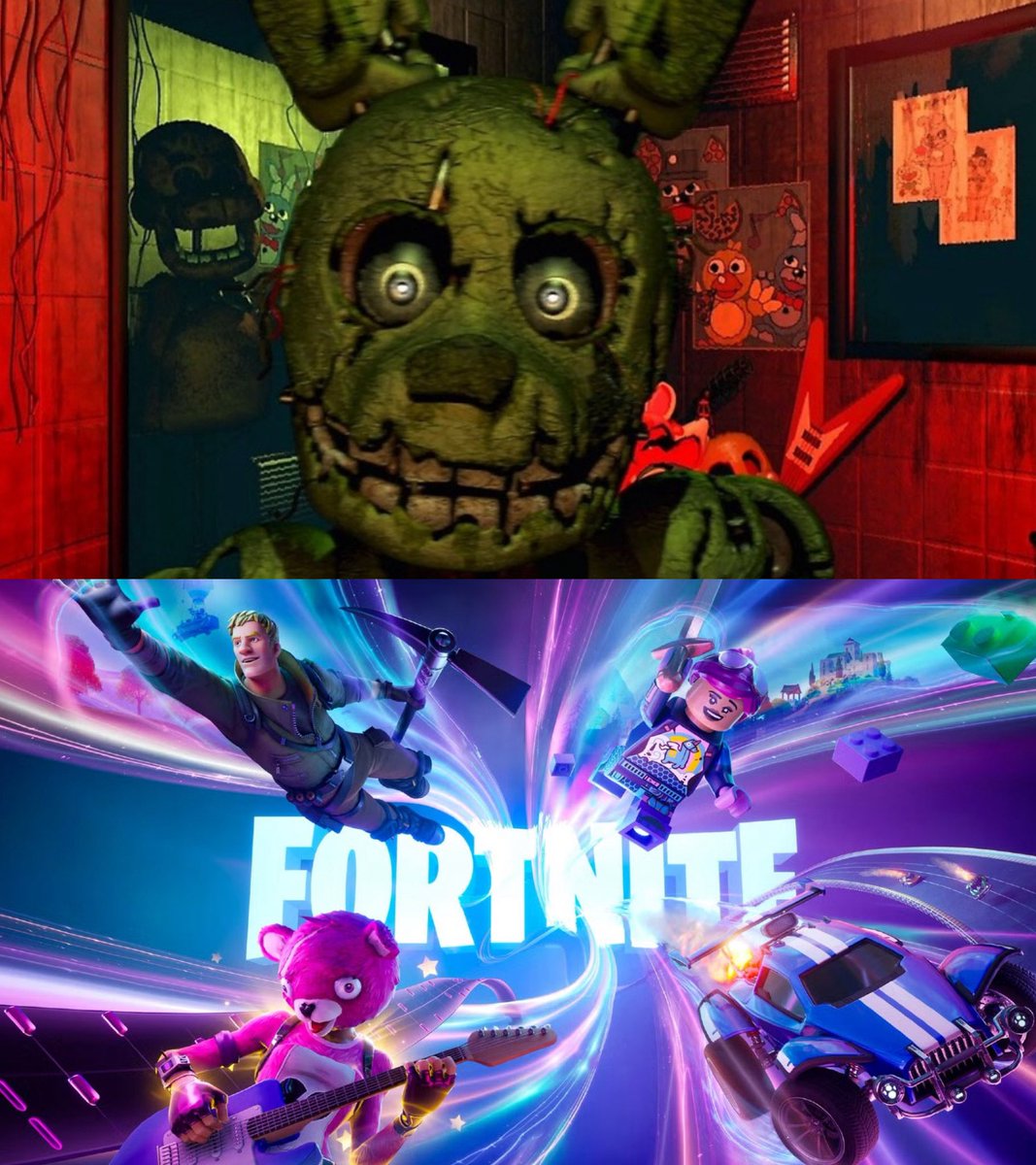 Fantime_Horror's tweet photo. 🔥 The Fortnite x FNaF clues are getting crazy!

Players just found notes inside the new mysterious location, that look like Springlock instructions. ⚙️ https://t.co/iRZMj9mr1z