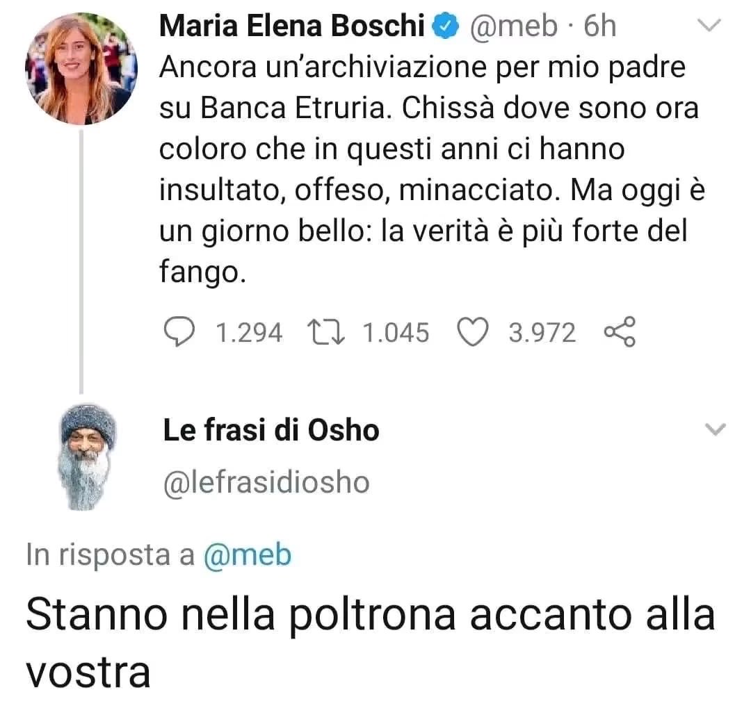 ninabecks1's tweet photo. Che dire? Grande Osho! https://t.co/Yl2OI45yML