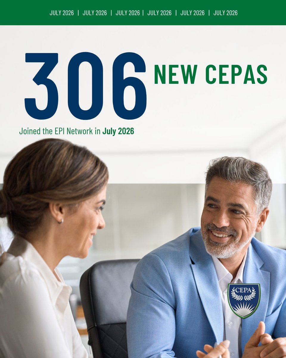 beyondcepa's tweet photo. Join us in welcoming Certified Exit Planning Advisors (CEPA®) to the Exit Planning Institute® (EPI) community!

We’re proud to recognize this group of advisors, adding to our network of professionals committed to helping business owners navigate what comes next.

#CEPA #Advisor https://t.co/QEOwLndxC8