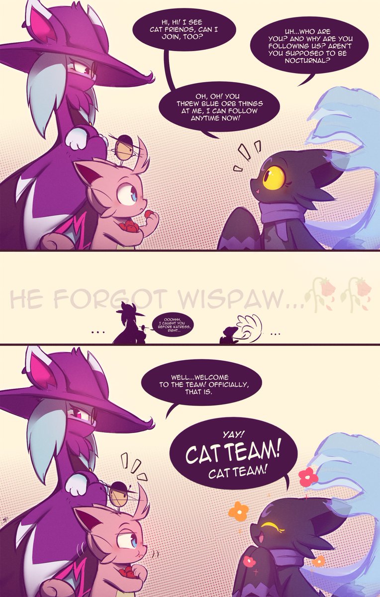 ScribblePotato's tweet photo. Wispaw joins as well (officially)
I'm not a cat person, I swear

#palworld https://t.co/ckcjrMRNlF
