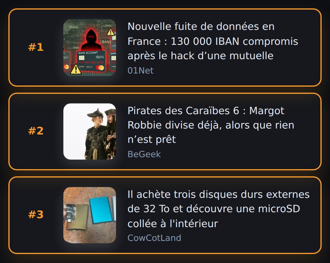 Appy_Geek_'s tweet photo. 🏆 Top 3 AppyGeek du 19 août 2026 👇

#1 https://t.co/UOG70T0yYW
#2 https://t.co/NmiPzQvccQ
#3 https://t.co/QRNvPYm9uR https://t.co/ZkHJDFmZYw