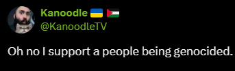 Torzhen_Torzhen's tweet photo. @KanoodleTV @SimplyShae13 Based genocide supporter https://t.co/Hfl6KQeIIj