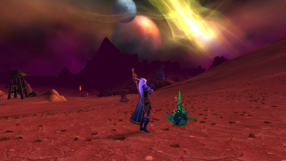 Vaelyah's tweet photo. Back to Outland 🪐 going directly to Hellfire Peninsula 🔥

Even at Level 62, I really want to properly explore the whole zone before moving on. 

There’s still so much I haven’t seen yet..!

Level 62 (Vaelyah 🌙 - Spineshatter)

#WoWClassic #TBC #WorldOfWarcraft https://t.co/MkV0ysfjYB