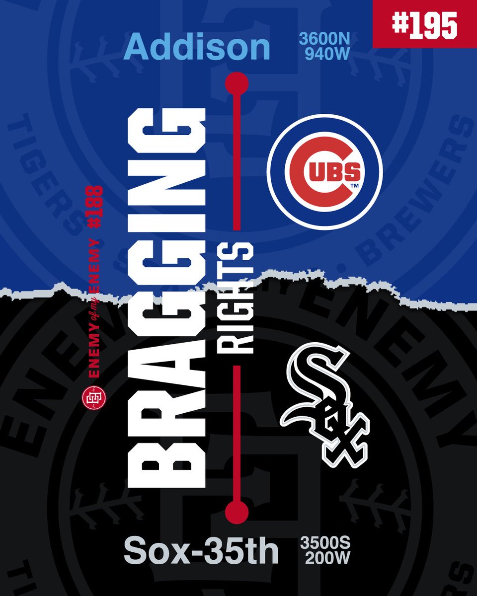 enemyball's tweet photo. Chicago renewed its claim to the title of the Capital of Baseball as the #Cubs and #WhiteSox both look like legit contenders and treat fans to another compelling series in a playoff-like atmosphere at Wrigley Field.

https://t.co/lRhOpnIh6t https://t.co/Q3emSeBs6p