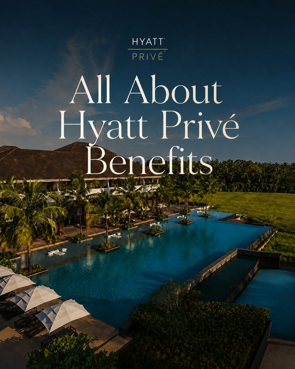 ThePriveIn's tweet photo. Hyatt Privé is one of the most useful hotel programs if you’re booking a paid Hyatt stay.

You can get extra benefits without needing Hyatt elite status.

A quick thread on how it works 👇 https://t.co/DIIcitU2G3