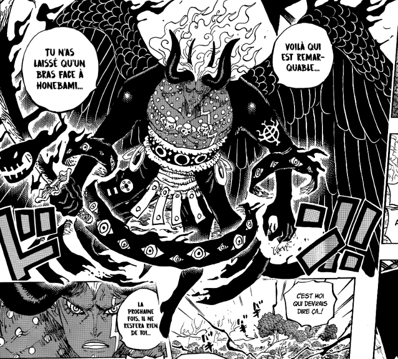 WosPiece's tweet photo. J'aime beaucoup la nouvelle forme d'Imu ; je sais plus si on le sait ou pas, mais on dirait vraiment qu'Imu est un Lunarien #ONEPIECE1191 https://t.co/DCtdyLTwnU