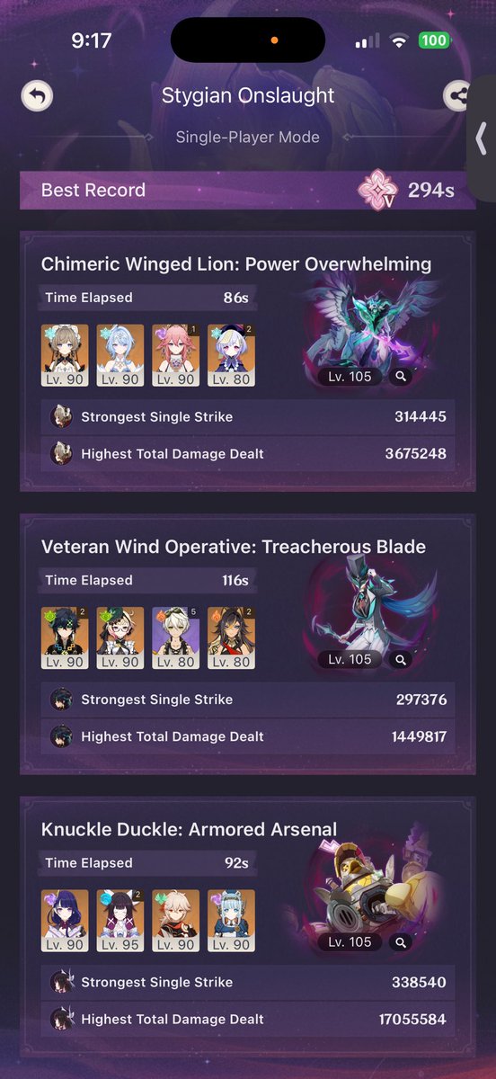 ToriiOW's tweet photo. @CEOofRonova I feel a little bit better about my 294s clear now LOL (ignore my kinich team almost didn’t make it they were doing their best) https://t.co/1l8b19TClP