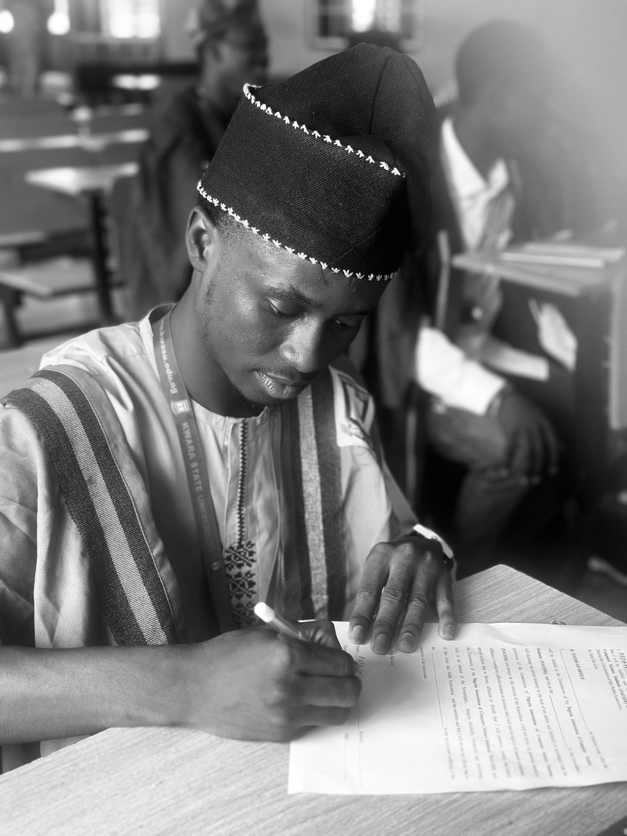 xaminatorx47's tweet photo. With profound gratitude to Almighty Allah, I officially begin my tenure as President, NACOS KWASU Chapter, under The New Era Agenda.

A new chapter of accountability, unity, innovation, and progress begins.

The New Era has begun. 💚✊🏾

#TheNewEraAgenda #TheNet https://t.co/O4EB8pwi7X