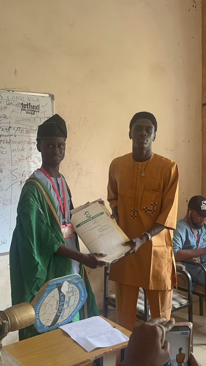 xaminatorx47's tweet photo. With profound gratitude to Almighty Allah, I officially begin my tenure as President, NACOS KWASU Chapter, under The New Era Agenda.

A new chapter of accountability, unity, innovation, and progress begins.

The New Era has begun. 💚✊🏾

#TheNewEraAgenda #TheNet https://t.co/O4EB8pwi7X