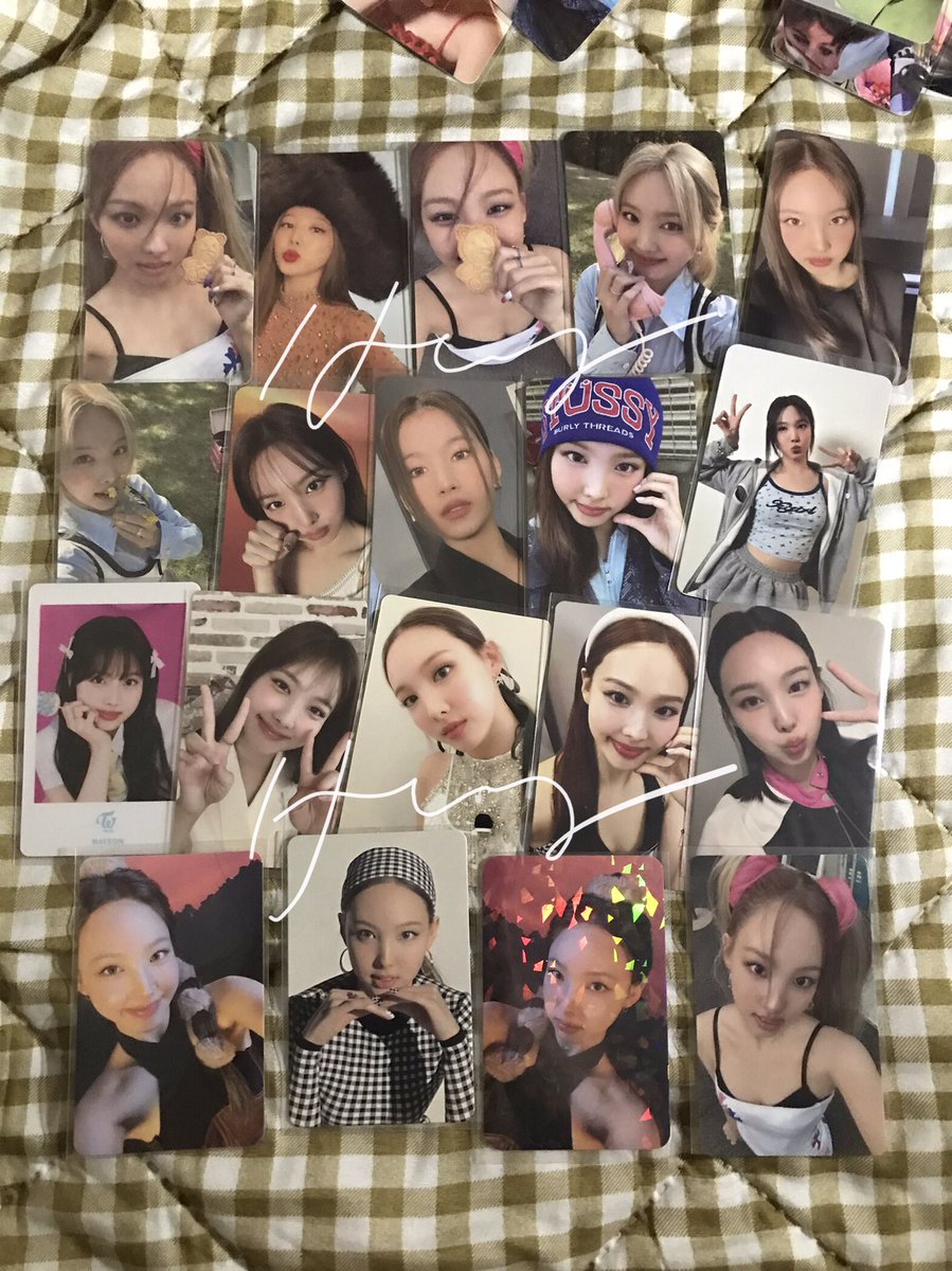ijeybae's tweet photo. wts nayeon twice album / non album photocards

preferably take in bulk 
price and negotiation on dm 
kindly hit my dm up 
based on jkt, ina 

: mention after dm https://t.co/NjEHp6QEpU