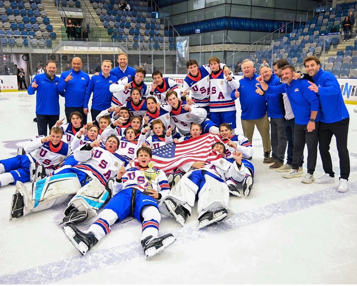 fightingsaints's tweet photo. Champion in Czechia!
Congratulations to Saints defenseman Nikolai Zhukov on winning the Under-17 #FourNations Tournament with Team USA!
#LetsGoSaints https://t.co/8RWTmnHSjP