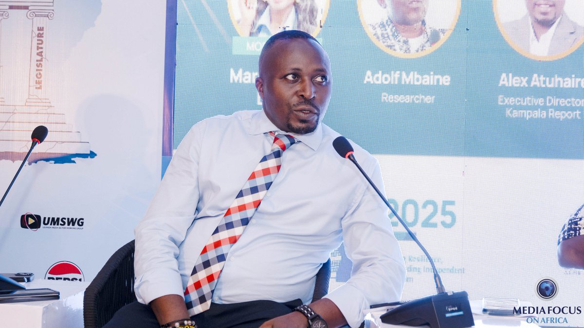 MFAUganda's tweet photo. #TBT: @ABagyenzire on the role of a public editor.

"...The cardinal role of the #media doesn't change because of #digitalization. How then does the #media remain professional and profitable?... We have to go back to the basics. One of those is to take #accountability to the public by having the #publiceditor. They have an important role to help the public to differentiate between professional #media and the  others..."