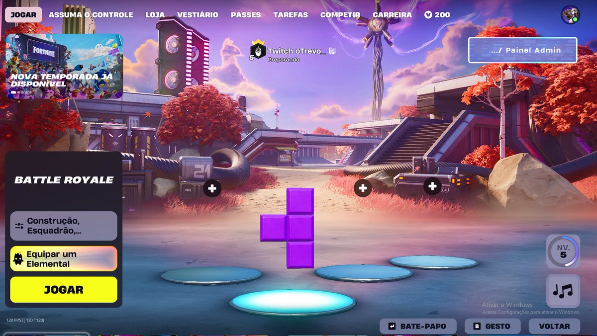 oTrevo_'s tweet photo. Eu usei um código aqui, e virei um bloco KKKKKKKKKKK #Fortnite https://t.co/amgYLFdx9k