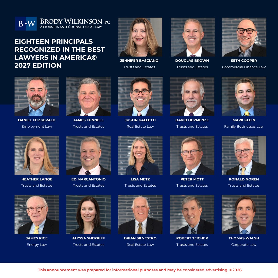 BrodyWilk's tweet photo. We are pleased to announce that 18 BW principals were recognized in The Best Lawyers in America© 2027 edition. Read more: https://t.co/74s5DSPwAl https://t.co/LzVzj0WYxN