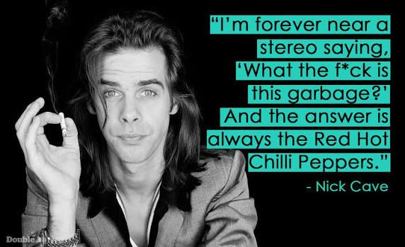 WillT480's tweet photo. @DorkRoam hate to say it? Or hate to echo it? Saying RHCP is bad is not a fresh take at all. https://t.co/MCmoou2AyA