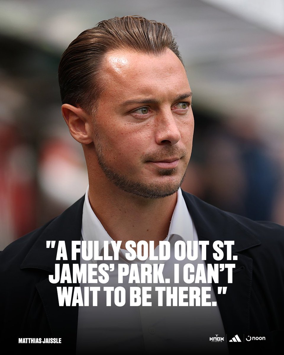 NUFC's tweet photo. Matthias Jaissle speaks to the media ahead of Sunday's season opener against Liverpool at St. James' Park 🗣️

You can watch his press conference as live on the Official Newcastle United App 📲 https://t.co/4iUdq3yIIV