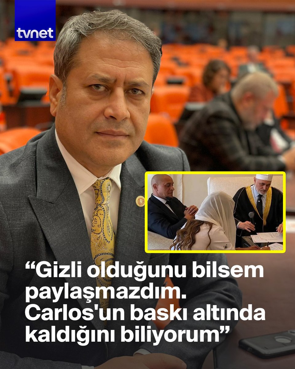 tvnet's tweet photo. “Kardeşim Carlos’un ne tür baskılar altında kaldığını biliyorum”

Roberto Carlos’un Müslüman olduğunu öne süren AK Parti Gaziantep Milletvekili Ali Şahin’den yeni açıklama geldi:

📌 Sayın Roberto Carlos’un İslam dinini seçtiği ve Müslüman olduğu yönünde bizimle paylaşılan bilgiyi, Brezilya temaslarımız sırasında yaptığım X paylaşımında aktardım. Ancak sonrasında oluşan spekülasyonlar nedeniyle açıklama yapma gereği duydum.

📌 São Paulo’daki temaslarımız sırasında Sheikh Jihad Hammadeh, Roberto Carlos’un uzun süredir kendisiyle görüştüğünü, yaklaşık dört hafta önce ziyaretine gelerek kelime-i şehadet getirdiğini ve İslam’ı seçtiğini bizlerle paylaştı.

📌 Bu bilgi yalnızca sözlü olarak aktarılmadı. Roberto Carlos’un, Sheikh Jihad Hammadeh’in okuduğu kelime-i şehadeti tekrar ettiği videoyu da Muavin Konsolosumuz ve heyetimizdeki bazı arkadaşlarımızla birlikte izledik.

📌 Eğer bu bilgi bize özel bir sır veya emanet olarak verilmiş olsaydı, kesinlikle paylaşmazdım. Ben bunu gizli bir bilgi değil, bizimle paylaşılan güzel bir haber olarak değerlendirdim.

📌 Beni en çok üzen ise yaptığım paylaşımın Roberto Carlos’u ve ailesini zor durumda bırakmış olmasıdır. Bu nedenle kendilerinden helallik diliyorum.

📌 Kardeşim Carlos’un, bir Müslüman olarak günümüz dünyasında hangi çevrelerin ne tür baskıları altında kaldığını biliyor ve çok iyi anlıyorum.

📌 Hem Roberto Carlos’tan hem de Sheikh Jihad Hammadeh’ten, istemeden de olsa kendilerini zor durumda bıraktıysam helallik diliyorum. Roberto Carlos kardeşimle bir gün karşılaşıp kendisine sarılıncaya kadar bu konu benim için kapanmıştır.