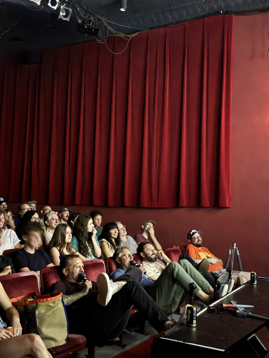 GrawlixComedy's tweet photo. MOVIE NIGHT continues to grow and grow and grow! We can't thank you enough for another SOLD OUT (fastest yet) evening of comedy at the world famous BUG THEATRE. September is on sale now. Don't wait! Get em now. Trust us. This next one is awesome! https://t.co/mUlBsxJTJ1 https://t.co/v24ZBKJ7VU
