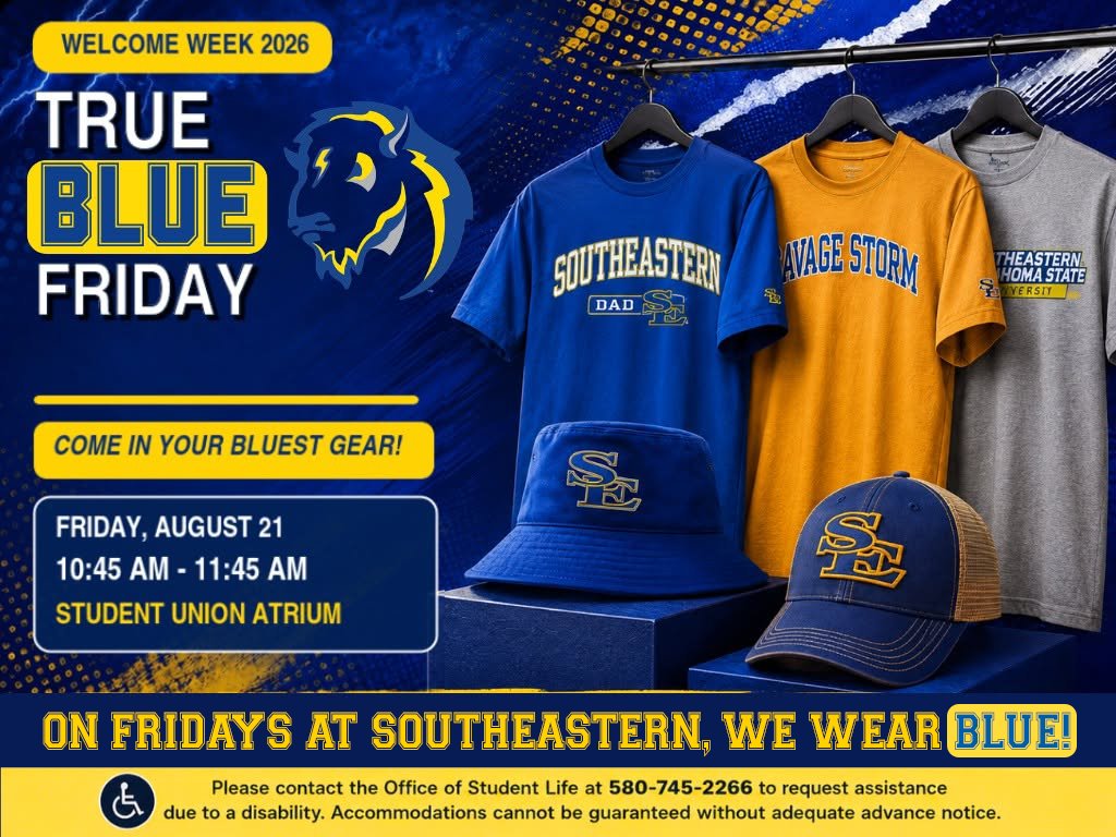 SE1909's tweet photo. On Fridays, WE WEAR BLUE!

#TRUEBLUEFRIDAY is back this Friday, August 21. Wear Blue in the Student Union from 10:45 to 11:45, and you could win awesome new SE gear!

@SE.OSL https://t.co/Za0miY8KoK