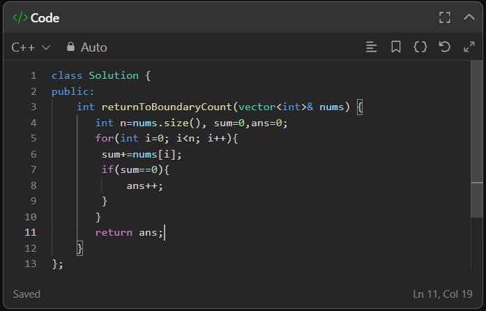Shubhampateldev's tweet photo. Day 334/365 – #365DaysOfLeetCodeChallenge
“Number of Returns to a Boundary” ⚙️
Track the cumulative position
Count every time it returns to zero 💡
#leetcode #java #DSA #coding #programming https://t.co/Zj1uFOLPWK