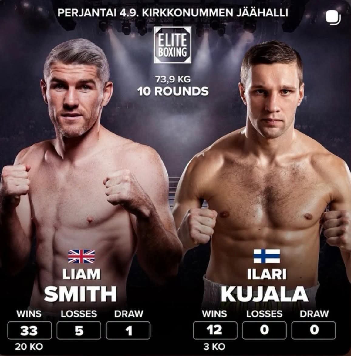 h_hkan's tweet photo. Beefy is back in Finland ๐ซ๐ฎโผ๏ธ
Liam Smith ๐ฌ๐ง to face Ilaru Kujala ๐ซ๐ฎ on Elite Boxing show in Kirkkonummi on Sep 4th ๐ฅ๐ฅ #EliteBoxing #LiamSmith #IlaruKujala #Kirkkonummi https://t.co/NgWMedsvQD