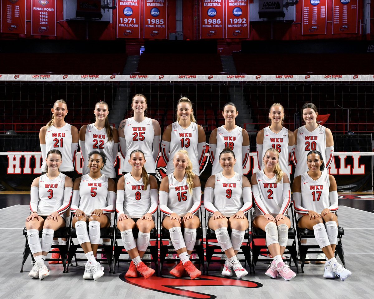 WKUVolleyball's tweet photo. Your 2026 WKU Hilltoppers https://t.co/QKfVXbhguk