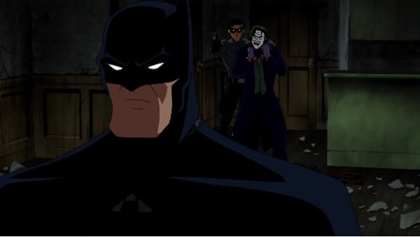 LegMan100's tweet photo. Jason: “I forgive you for not saving me, but why is this clown is still alive and walking about!?”

Batman: “You think I haven’t tried?”

Jason: “Huh?”

Batman: “Jason, be realistic: do you really think I run around with the equivalent of 6 million dollar brass knuckles just so I can see criminals walk? I genuinely don’t know what chemicals that clown has been put through, but he’s basically immortal; I’ve seen him walk away from my beatings than any criminal who’s terrified to fight me, heck, Joker has survived multiple explosions, getting eaten by sharks, falling through a factory chimney, he’s even okay huffing his own equivalent of mustard gas. I’ve really tired to make this freak eat through a tube and paralyzed him from the neck down, yet he’s still intact enough to run for Iranian ambassador!”

Jason: “are you serious about the last part?” 

Batman: “You know what Jason, screw you and your whole “let’s control crime” nonsense; you’re really excepting too much from me over somebody who’s inflicted with something beyond our control! If you think otherwise, shoot him right now, but don’t come crying to me when he makes the front page news!”

*Jason shoots Joker in the head.*

[The Next Day]

Gotham News anchor: “In other news, Joker has been making a sweeps in votes for US president despite getting a bullet through the head.”

Jason: “WHAT THE FUCK!?”