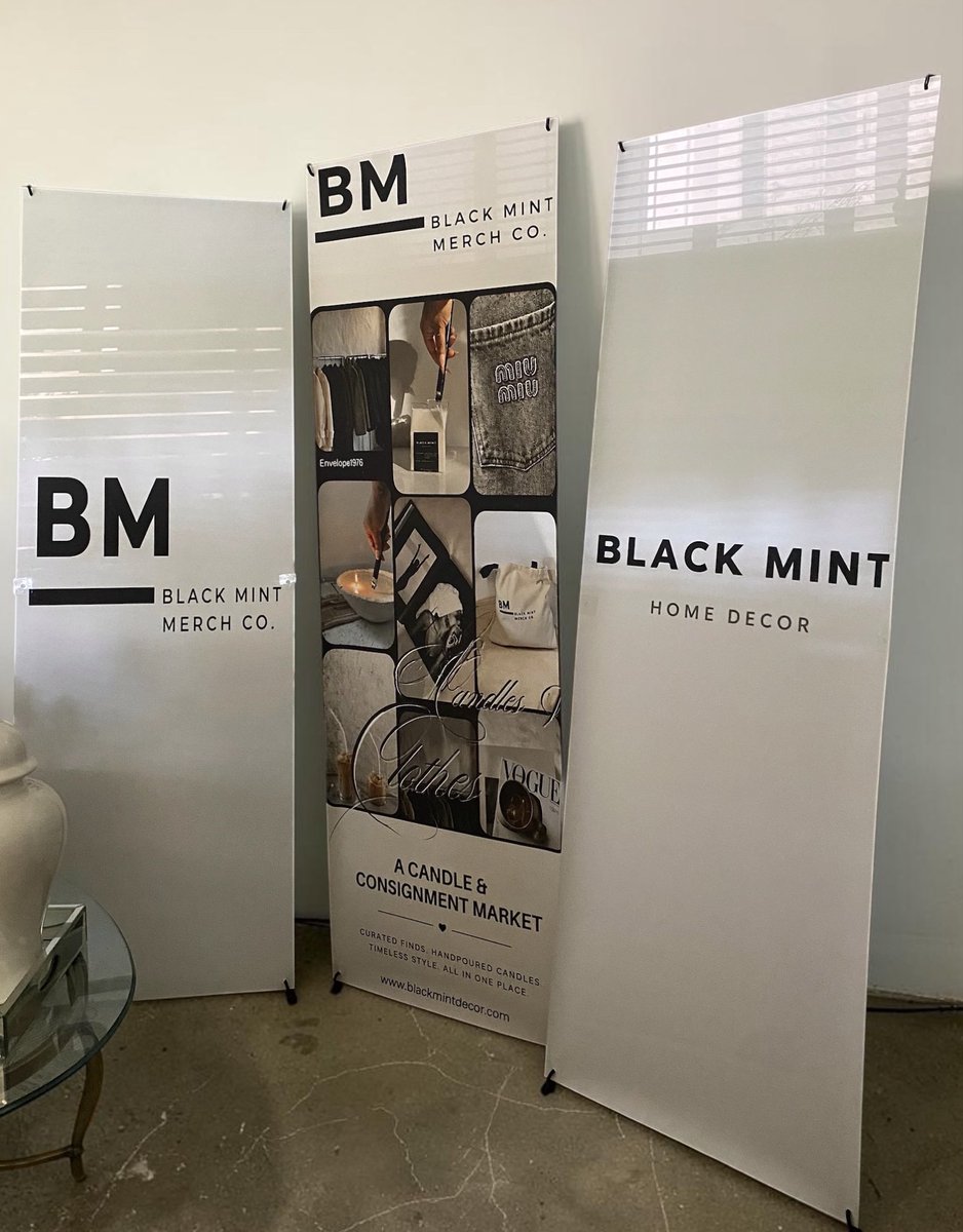 blackminthome's tweet photo. Our new signage is in! Pop up season is here. ☕️ https://t.co/eq2brpZmSi