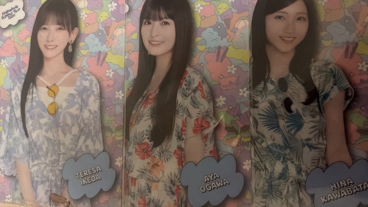 romnmke's tweet photo. 乃木坂46真夏の全国ツアー2026
特典　クリアファイル　トレ
乃木坂　全ツ　グッズ

譲
川端

求
増田 冨里 海邉

神宮3日目4日目(8/22.23)の現地トレ希望です。 https://t.co/8U7FaCac7I