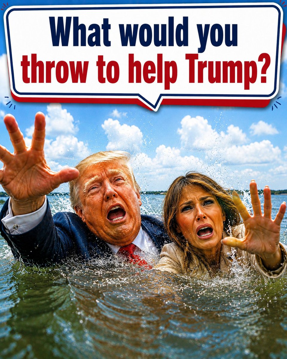 HazelLiaqa4848's tweet photo. What would you do in such situation to save Melania Trump and Donald Trump?

You have to save them for sake of America! https://t.co/dqzWtye8AF