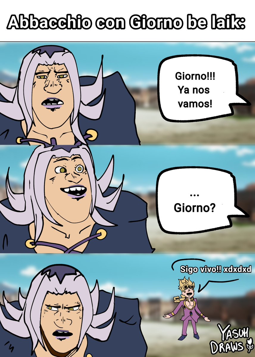 yasuhodraws's tweet photo. Chad
#goldenwind #jjba #curi https://t.co/2PeUqsHkmW