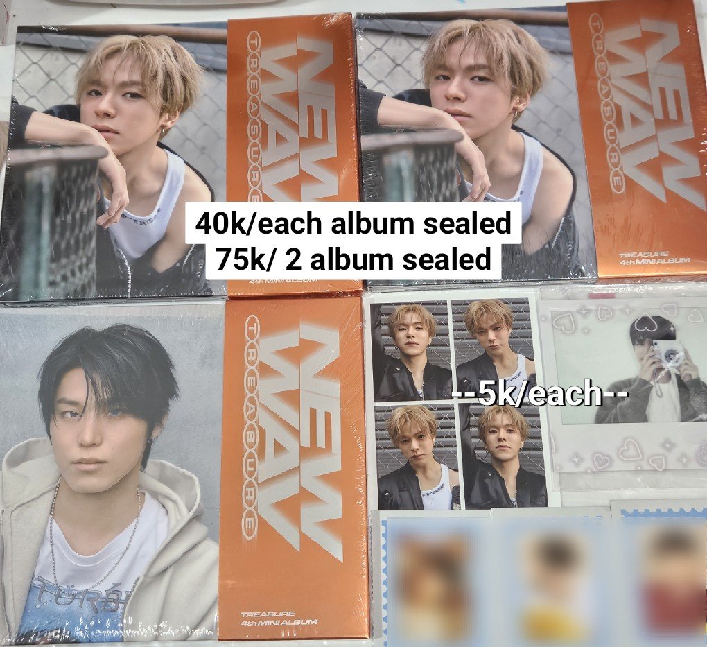 hynsuk_7's tweet photo. WTS / Want To Sale
PC Official Treasure Jaehyuk Jeongwoo
(Ada pc asahi 1 hihi)

📍Tangerang
📦 Free pack
🍊 Exc adm
✅️ Keep event
📌 min take 25k https://t.co/Fe5Zs2iIhf