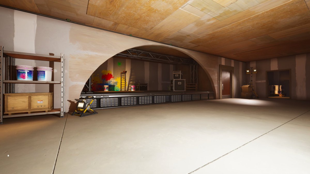 games878787's tweet photo. Noticias FNaF x Fortnite?
Hay un edificio en construcción en el nuevo mapa que se parece mucho a la pizzería de la película y tiene un escenario!

La nueva season tiene como tema iconos de videojuegos y se extenderá hasta Fortnitemares

#FNaF #NoticiasFNaF #FNaFNews https://t.co/BPZOCbRl7t