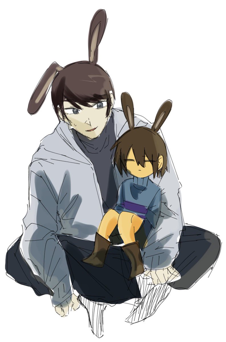 rapisu_sub's tweet photo. 推しと推しのコラボレーション
#諸伏景光
#Frisk 
#バニーの日 https://t.co/5kovyYrB8Q