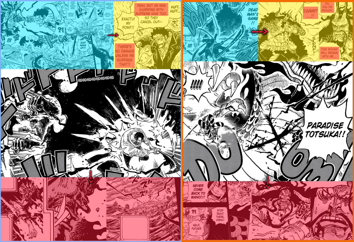 Laughtale7x's tweet photo. @97yonnXX Garp à canoniquement montrer mieux que gaban toutes versions et meme oden prime, il a littéralement l'ap pour faire des trou et os un mec avec une dura > à kaido.
(Et attaque simultané ≠ combiné, donc l'excuse du 2v1 n'est pas valable) https://t.co/Tn670m4JN9