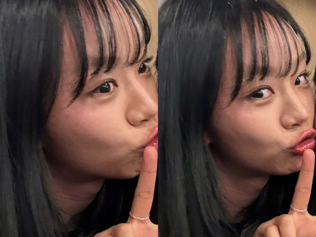 hyuuuu_ud's tweet photo. 사진 찍을 때, 계속 볼하트 하라고 하셔서 
셀프로 볼하트하고 사진찍었어요…..
저뿐만 아니라 다른 스태프랑 사진 찍을 때도
볼하트 하라고 계속 시키셨어요... https://t.co/zq3CVqyMLp