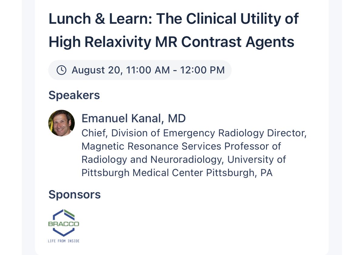 gmoonis's tweet photo. Going on right now , the OG of mri physics Dr kanal . Much to learn here #ENRS2026 @drsuyash@theENRS https://t.co/KKYdeJaSiz