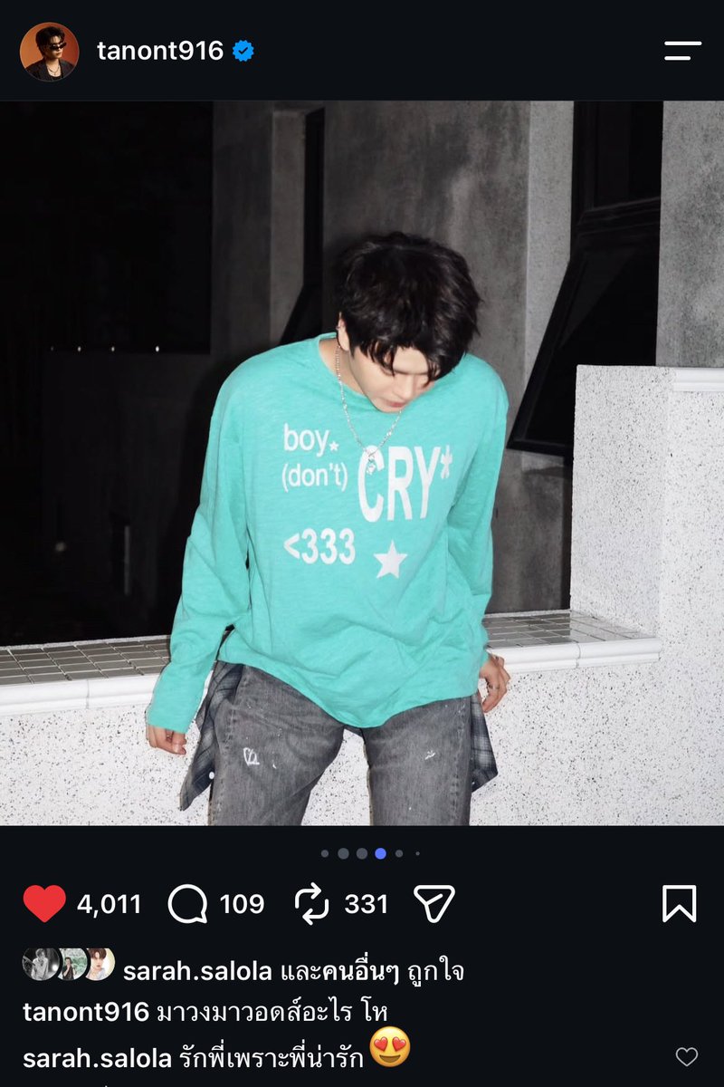 jaomew_wp's tweet photo. นนท์แฟม รูปแบบศิลปิน💙

“รักพี่เพราะพี่น่ารัก”

#nonttanont
#sarahsolola #sarah_salola https://t.co/6kIGUcnq6W