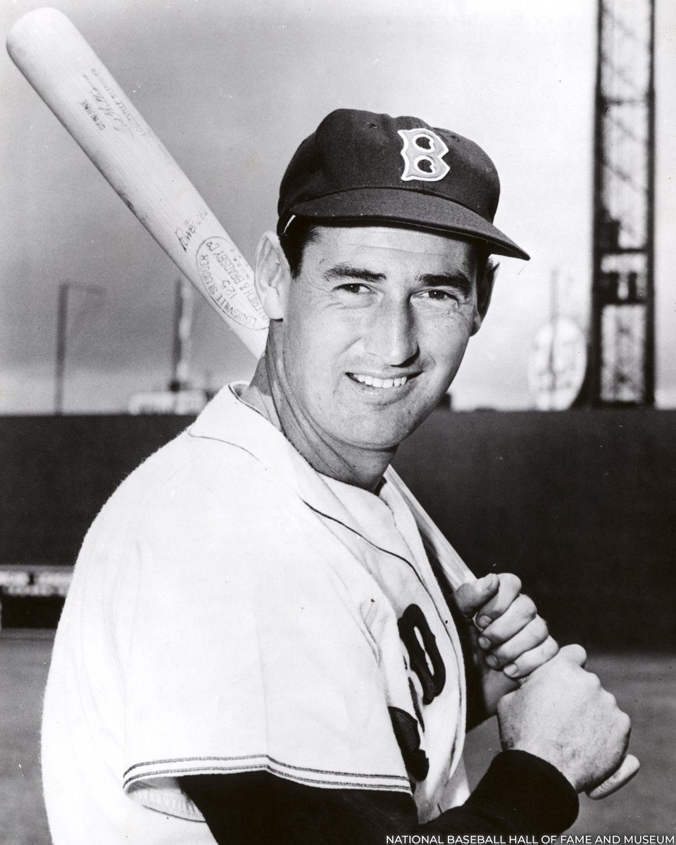 baseballhall's tweet photo. Ted Williams was renowned for his hitting abilities, but the @RedSox star also excelled in knowing when not to swing.

He drew his 2,000th career walk, a figure second only to Babe Ruth at that time, on this date in 1960. https://t.co/qL6GTgxWfy https://t.co/foW4g0S4fm