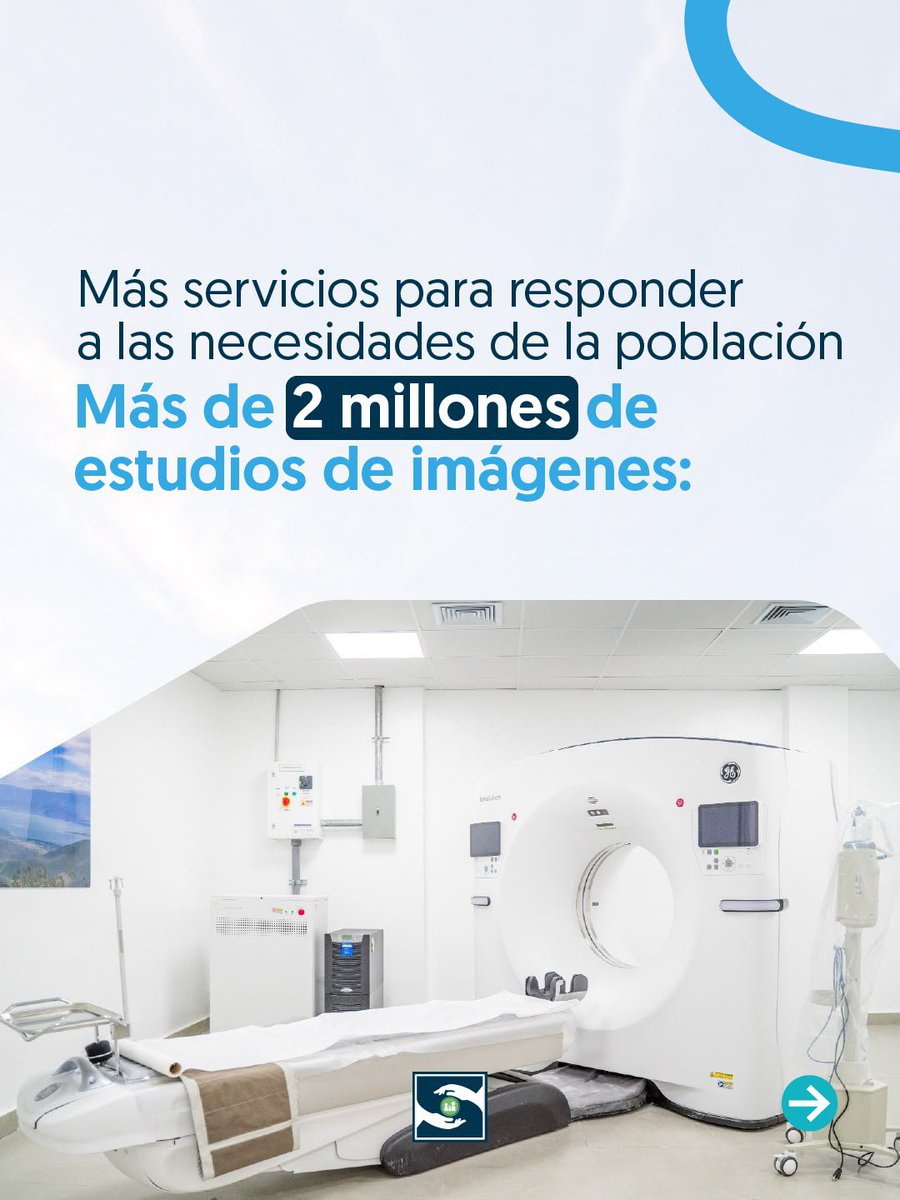 ArenosoHospital's tweet photo. 🙌 ¡Impulsamos una nueva capacidad diagnóstica en la Red Pública de Servicios de Salud!

✅ Más de 20.3 millones de estudios de laboratorio e imágenes realizados reflejan una transformación que amplía las posibilidades de detectar a tiempo y confirmar diagnósticos. https://t.co/XBV1oV2PmD