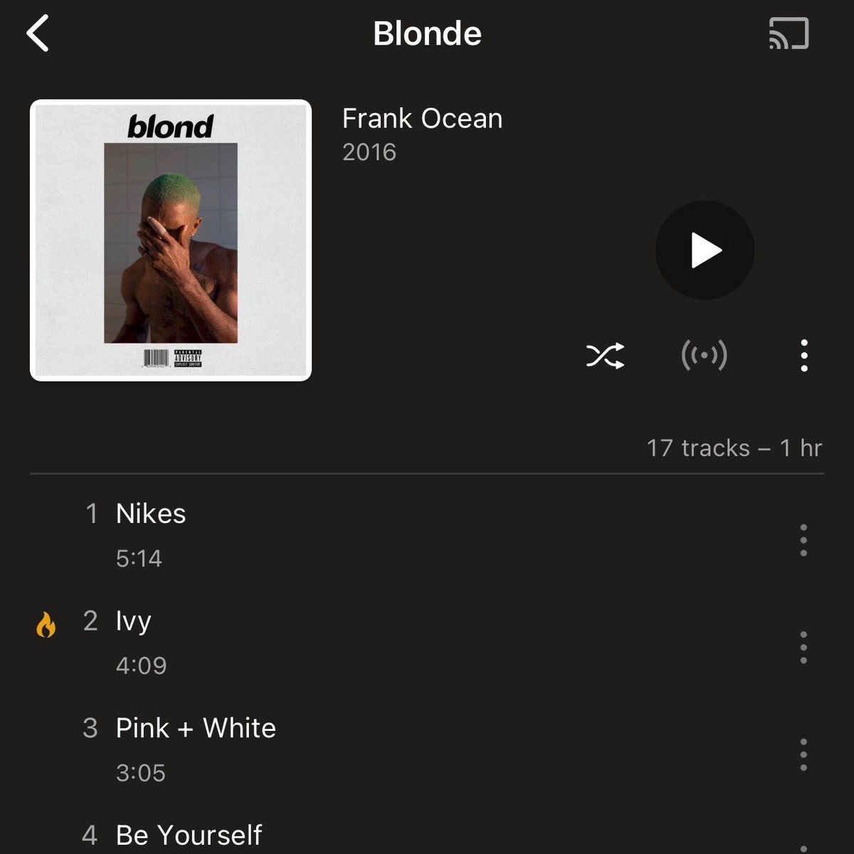prdzch's tweet photo. 10 years of “Blonde” 🎶 https://t.co/51W2MCy2iL