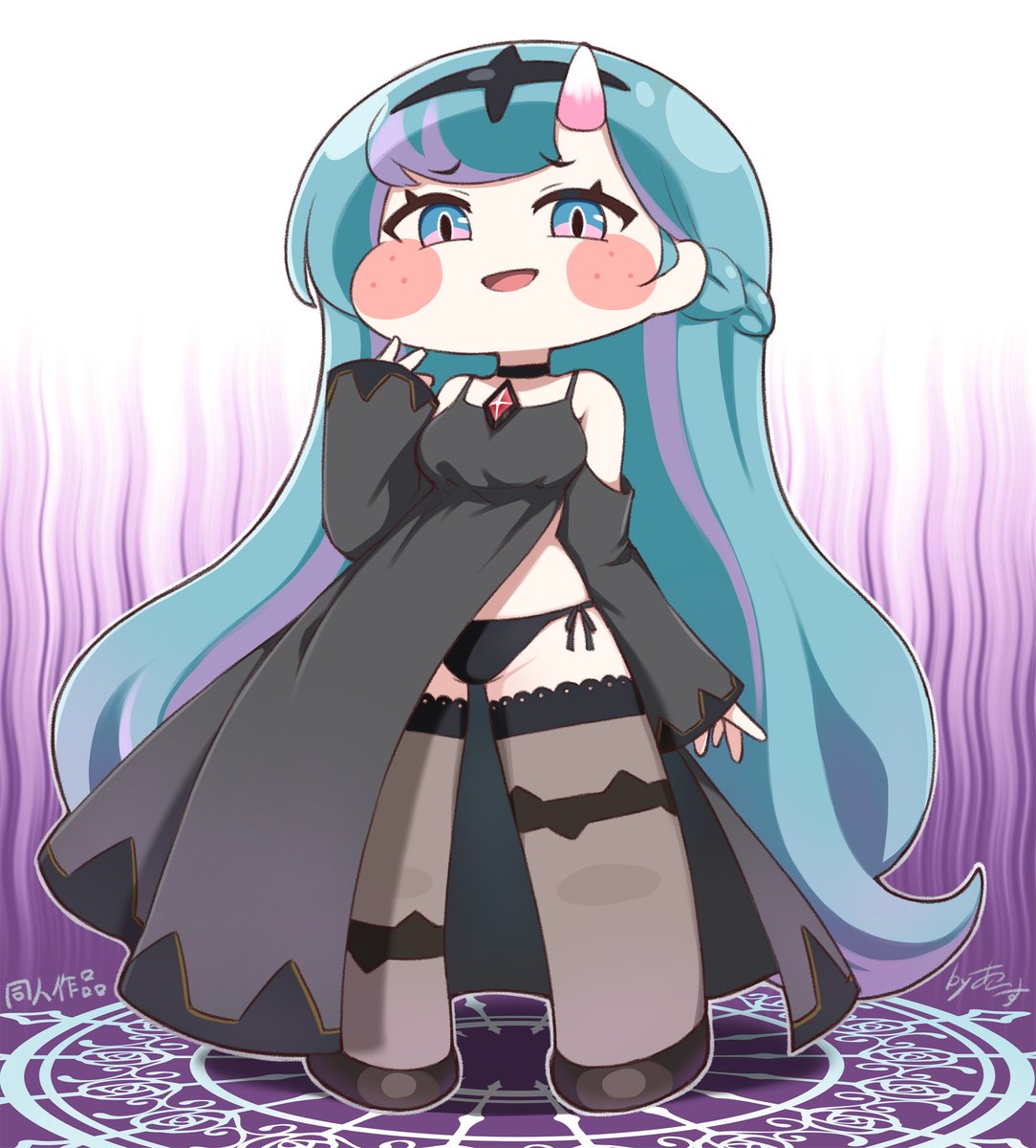e_ekami's tweet photo. 「あたしだっていつまでも子どもじゃないんだよ？師匠サマ。あ…こう呼んだほうがいいのかな？パパ♡」
ピコラは妖艶な雰囲気と香りを漂わせながら、弄ぶように耳元で吐息交じりに囁いた。高い知性を持ちながら劣情を煽るその狡猾な仕草は、上位魔女としての風格の現れなのだろうか… #トリッカル https://t.co/Cye5Usk9lz