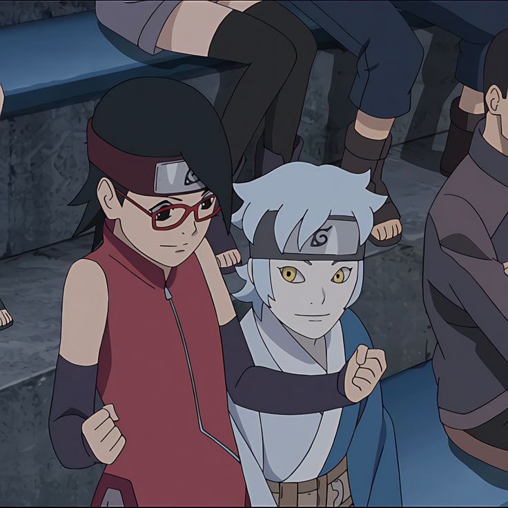 jack_mardo92127's tweet photo. Sarada doesn't have any real friends during the time skip. 

The only friend I'm sure will never change is Mitsuki.

#BorutoTwoBlueVortex https://t.co/wlKOmLgAwF